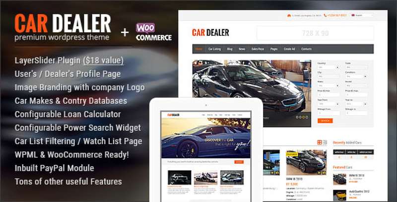 Car Dealer – Automotive Responsive WordPress Theme