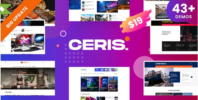 Ceris – Magazine & Blog WordPress Theme