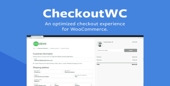 CheckoutWC – Optimized Checkout Page for WooCommerce Wp