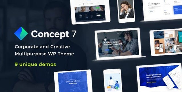 Concept Seven – Responsive Multipurpose WordPress Theme