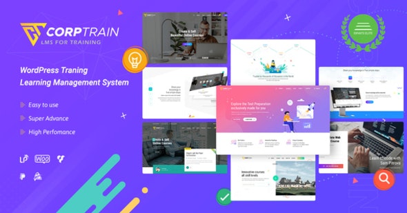 CorpTrain | Corporate Training WordPress Theme – Anterior Course Builder