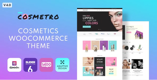 Cosmetro – Cosmetics Store Elementor WooCommerce Theme Wp