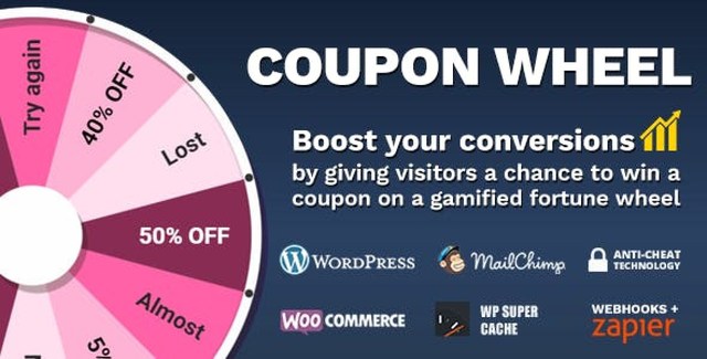 Coupon Wheel For WooCommerce and WordPress