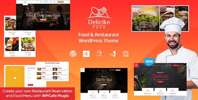 Deliciko – Restaurant WordPress Theme