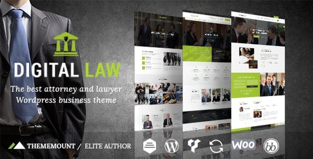 Digital Law – Attorney & Legal Advisor WordPress Theme