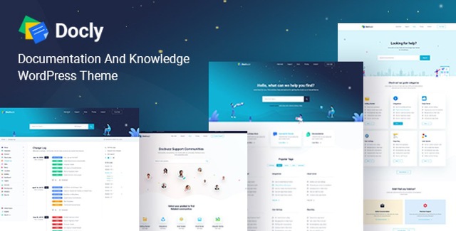 Docly – Documentation And Knowledge Base WordPress Theme