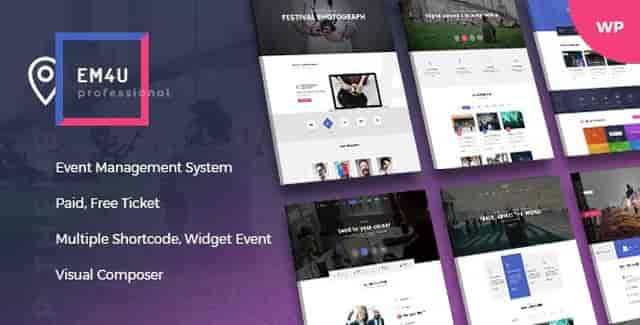 EM4U – Event Tickets WordPress Theme