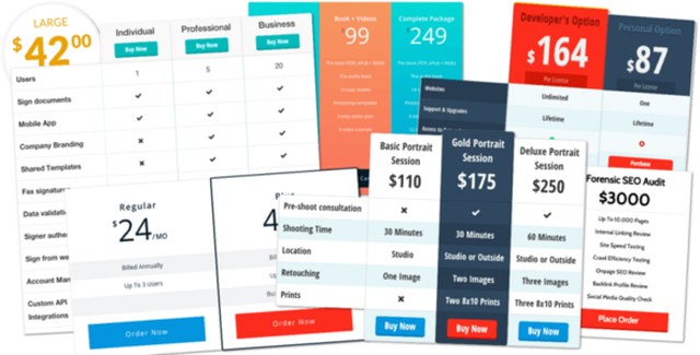 Easy Pricing Tables Premium Agency By Fatcatapps WordPress