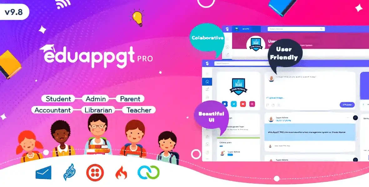 EduAppGT Pro – School Management System PHP Script