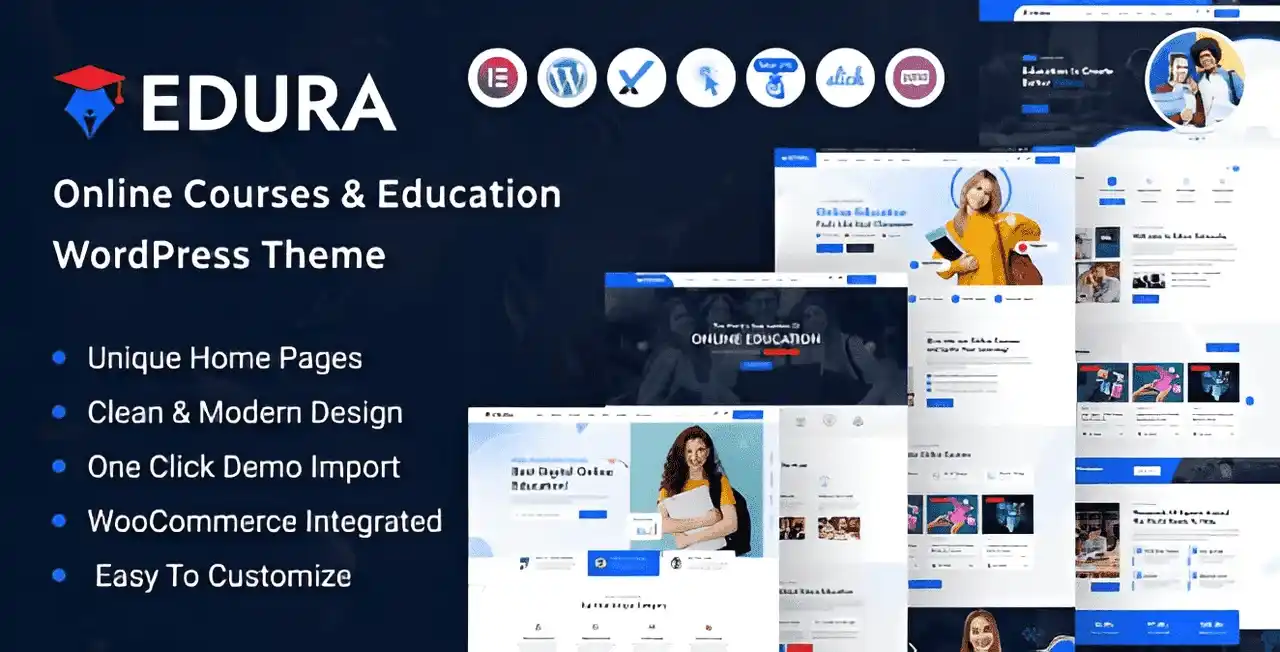 Edura – Online Courses & Education WordPress Theme