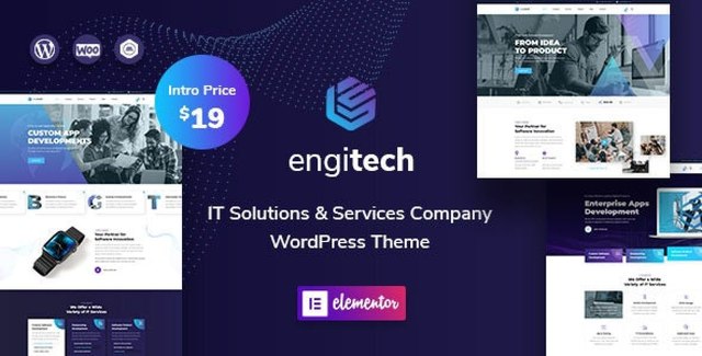 Engitech – IT Solutions & Services WordPress Theme