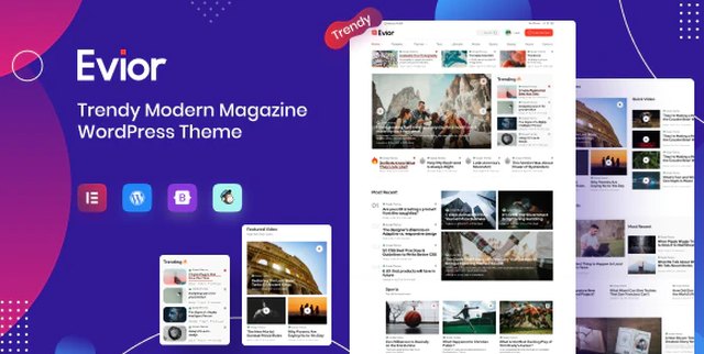 Evior – Modern Magazine WordPress Theme