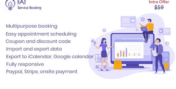 Fat Services Booking – Automated Booking and Online Scheduling Wp