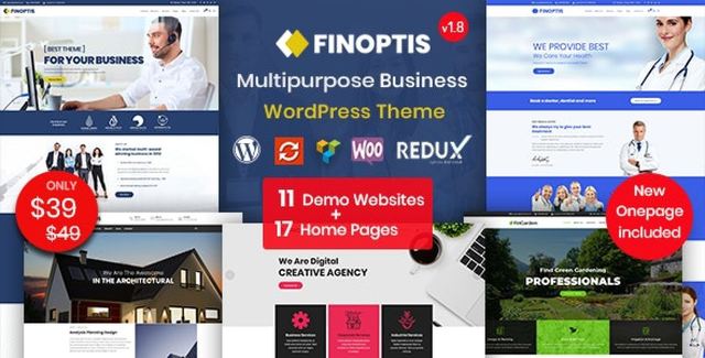 Finoptis – Multipurpose Business WordPress Theme