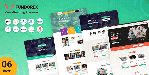 Fundorex – Crowdfunding Platform PHP Script