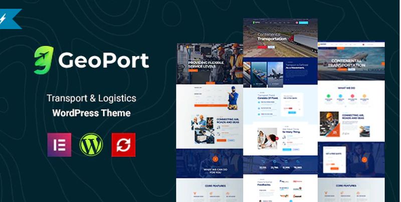 Geoport – Transport & Logistics WordPress Theme