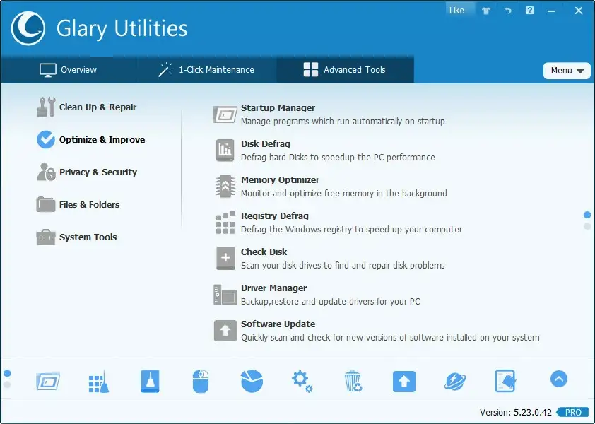 Glary Utilities Pro