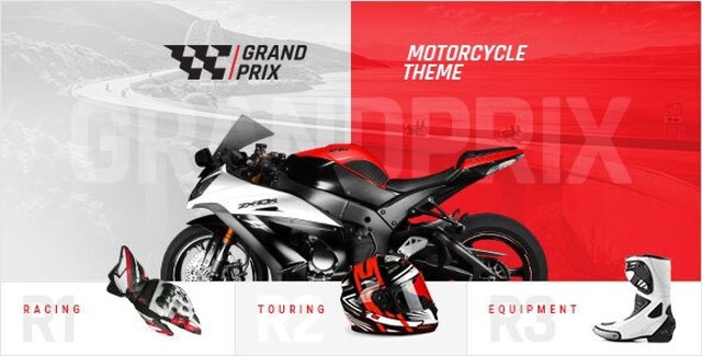 GrandPrix – Motorcycle WordPress Theme