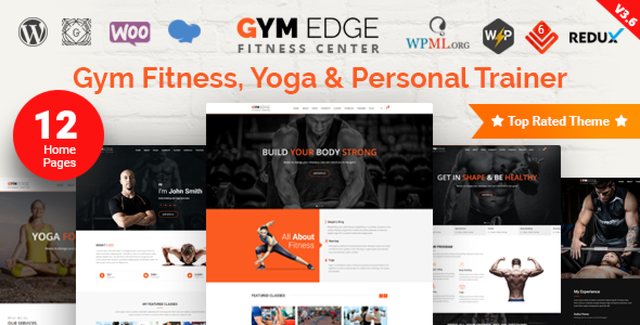 Gym Edge – Gym Fitness WordPress Theme