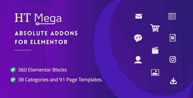 HT Mega Pro – Absolute Addons for Elementor WordPress