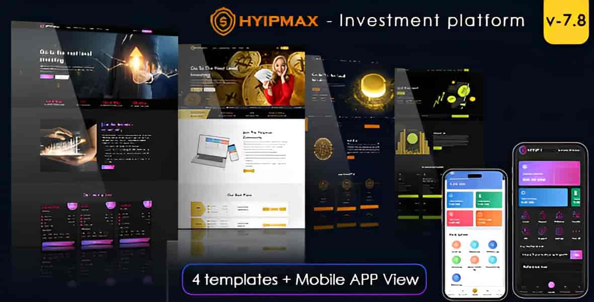 HYIP MAX – high yield investment platform PHP