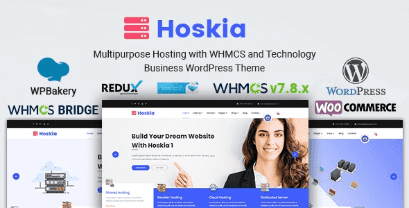 Hoskia – Multipurpose Hosting with WHMCS Theme