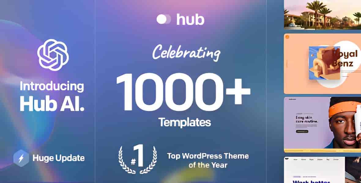 Hub – Responsive Multi-Purpose WordPress Theme