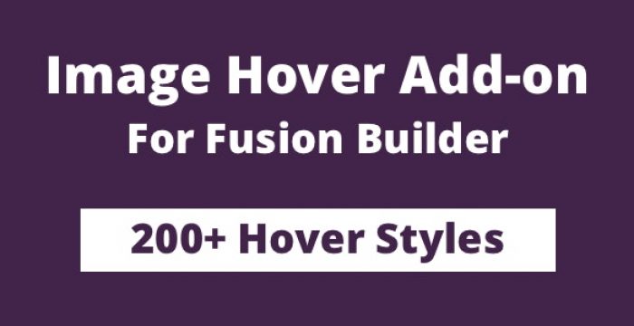 Image Hover Add-On For Fusion Builder And Avada