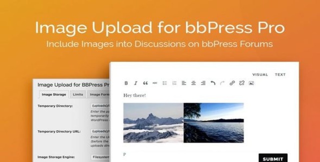 Image Upload For BbPress Pro – WordPress Plugin