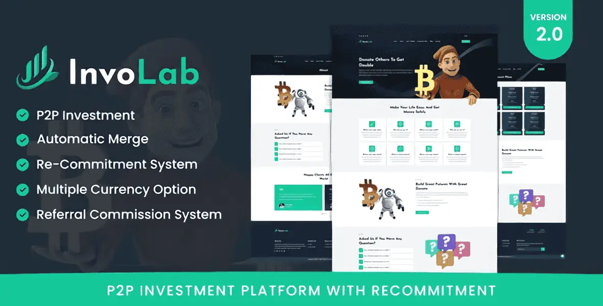 InvoLab – P2P Investment Platform With Recommitment PHP