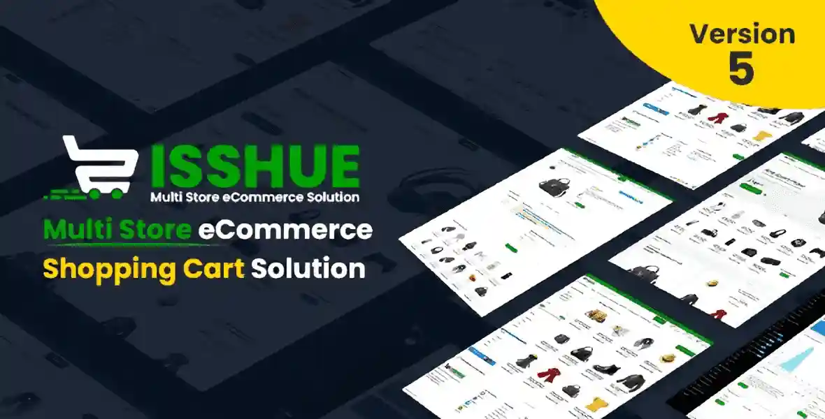 Isshue – Multi Store eCommerce Shopping Cart Solution PHP