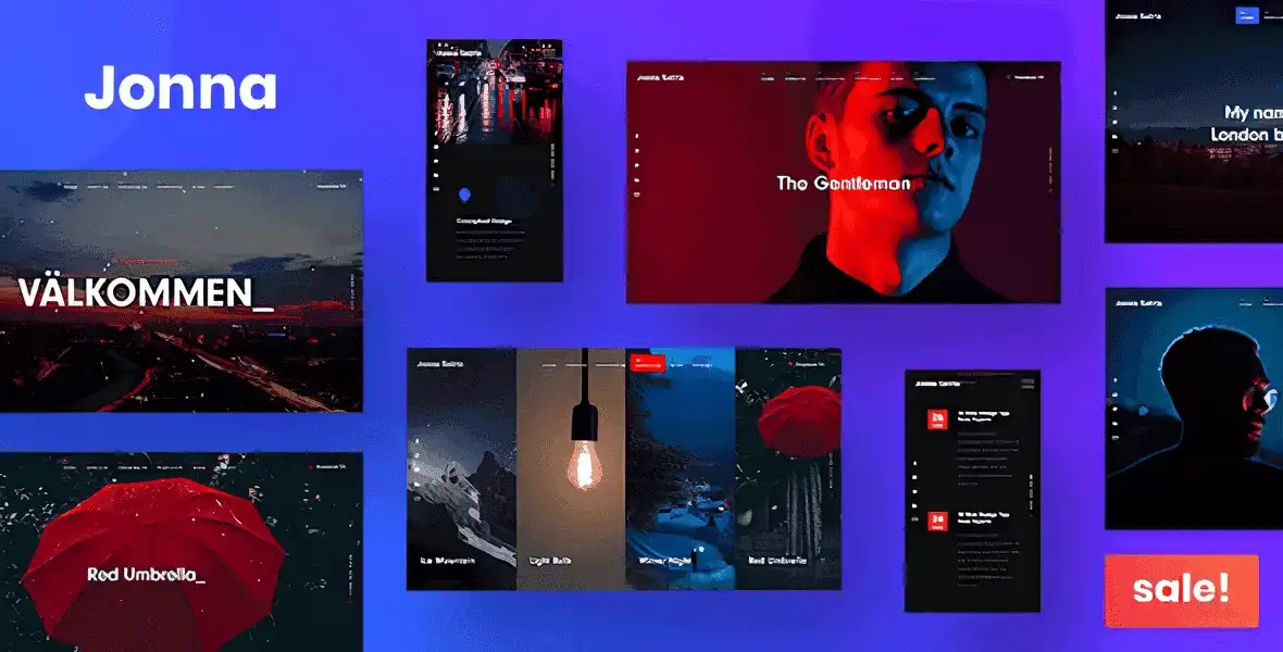 Jonna – Personal Resume Portfolio Website Template HTML