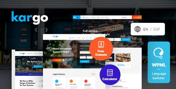 Kargo – Logistics & Transportation WordPress Theme
