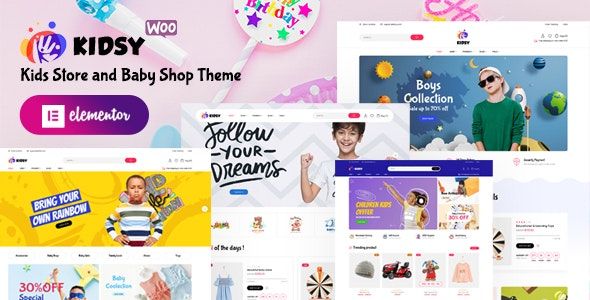 Kidsy – Kids Store and Baby Shop WooCommerce Theme WordPress