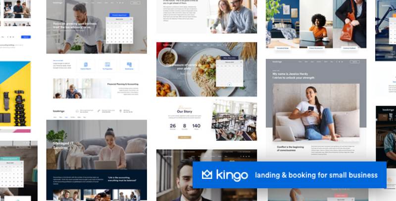 Kingo | Booking WordPress for Small Business Theme