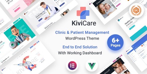 KiviCare – Medical Clinic & Patient Management WordPress Theme