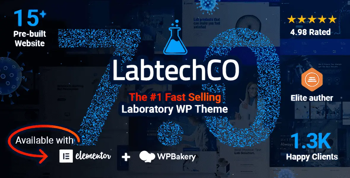 LabtechCO – Laboratory & Science Research WordPress Theme