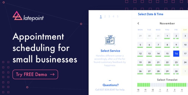 LatePoint – Appointment Booking & Reservation WordPress