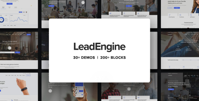 LeadEngine – Multi-Purpose Theme with Page Builder Wp