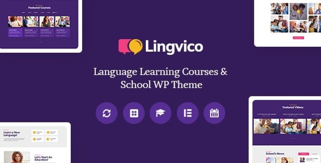 Lingvico – Language Center & Training Courses WordPress Theme