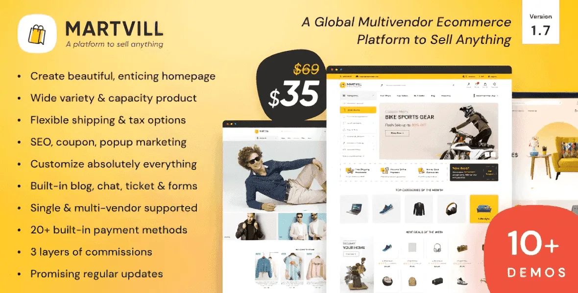 Martvill – A Global Multivendor Ecommerce Platform to Sell Anything PHP