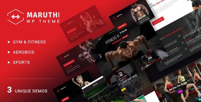 Maruthi Fitness – Fitness Center WordPress Tema