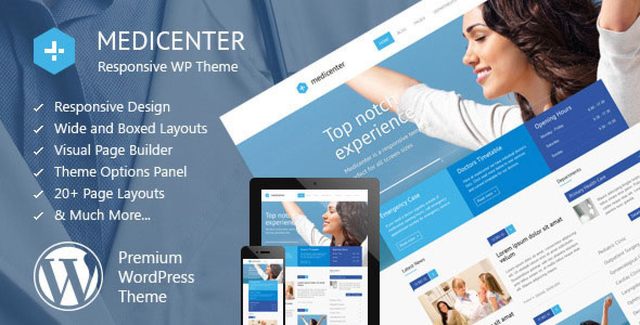 MediCenter – Responsive Medical WordPress Theme