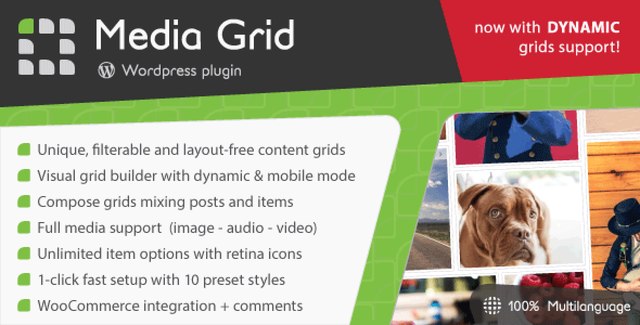 Media Grid – WordPress Responsive Portfolio