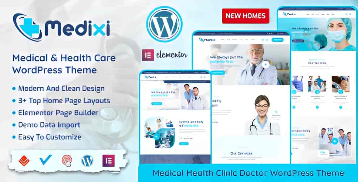 Medixi – Doctor & Medical Care WordPress Theme