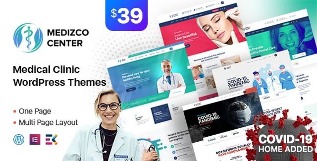 Medizco – Medical Health & Dental Care Clinic WordPress Theme