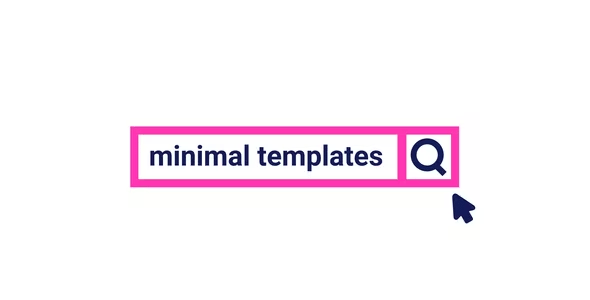 Minimal Search Logo Reveal