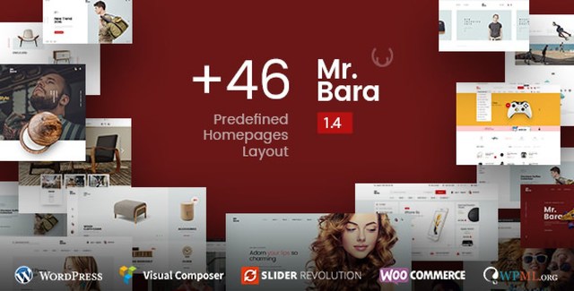 Mr.Bara – Responsive Multi-Purpose eCommerce Theme Wp