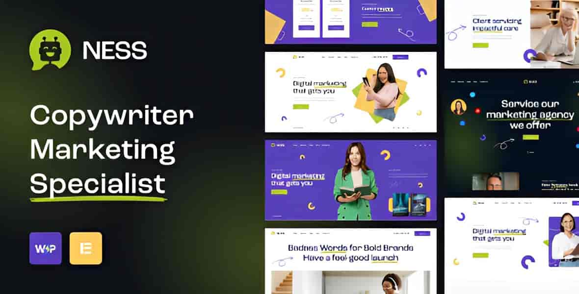 Ness – Marketing Agency & SMM WordPress Theme