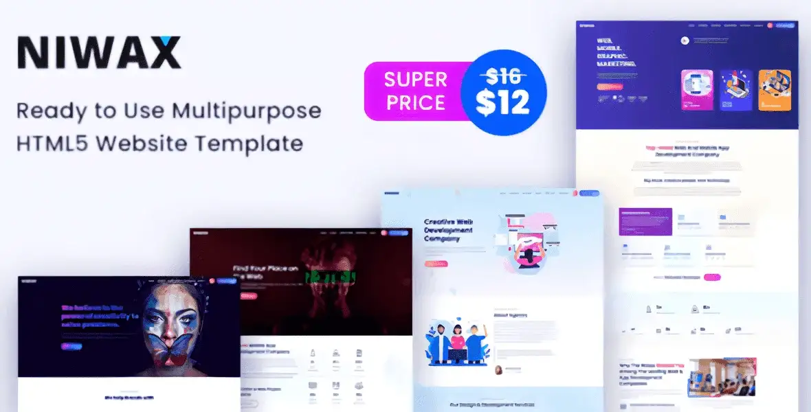 Niwax – Creative Agency & Portfolio HTML Template